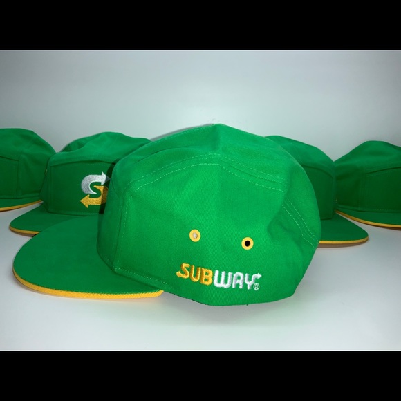Subway Official Item SnapBack Work Hats 5 Total - Picture 4 of 9